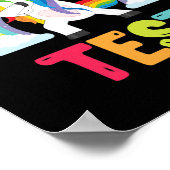 Testtag markiert den Testlehrer-Testtag Poster (Ecke)