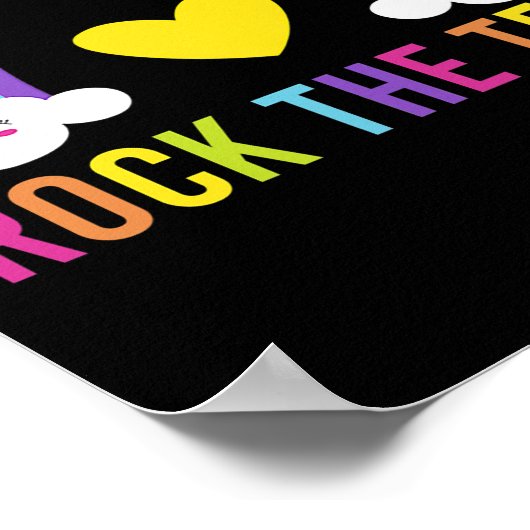 Testtag markiert den Testlehrer-Testtag Poster (Ecke)