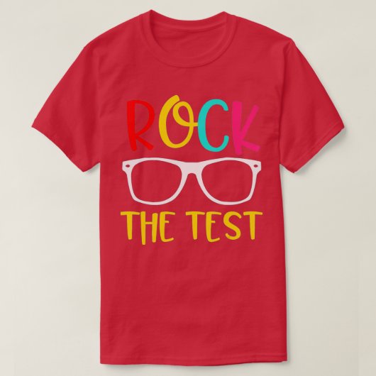 Testtag markiert den Testlehrer-Testtag T-Shirt (Design vorne)