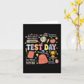 Testtag Motivierend Lehrer Starr-Test Karte (Gelbe Blume)