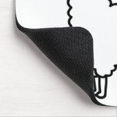 Testtag Nr. Prob-Lama Llama Lehrer Testtag Mousepad (Ecke)