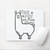 Testtag Nr. Prob-Lama Llama Lehrer Testtag Mousepad (Mit Mouse)