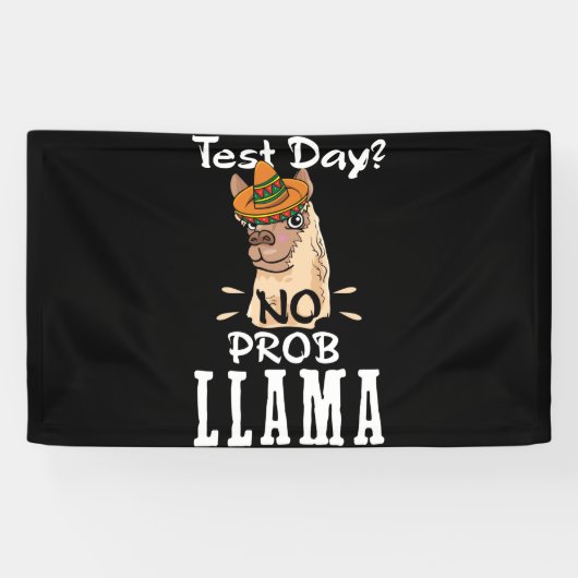 Testtag Nr. Prob Llama Llama Lover Banner (Horizontal)
