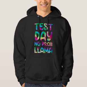 Testtag Nr. Prob Llama Tye Die Teacher Testtag Hoodie