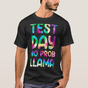 Testtag Nr. Prob Llama Tye Die Teacher Testtag T-Shirt