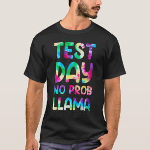 Testtag Nr. Prob Llama Tye Die Teacher Testtag T-Shirt