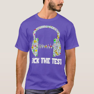 Testtag Rock den Test Lehrer-Testtag Lustiger L T-Shirt