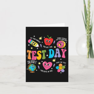 Testtag Rock den Test Motivationstag zum Testen Karte