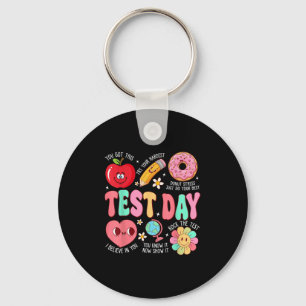 Testtag Rock den Test Motivationstag zum Testen Schlüsselanhänger