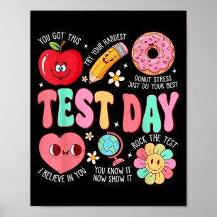 Testtag Rock den Test Motivierender Testtag Poster