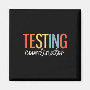 Testtag Schuladministratoren für Lehrer Testkoordi Magnet