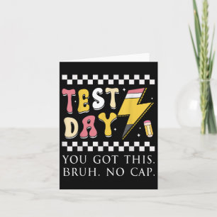 Testtag Sie diesen Bruh No Cap Got Karte