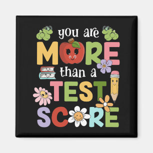 Testtag Sie sind mehr als ein Test Score Männer Wo Magnet