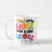 Testtag Sie sind mehr als ein Testergebnis Kaffeetasse (Links)