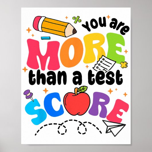 Testtag Sie sind mehr als ein Testergebnis Poster (Vorne)
