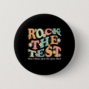 Testtag: Testen Sie den Testlehrer-Testtag, den Si Button