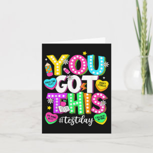 Testtag: Testen Sie den Testlehrer-Testtag, den Si Karte