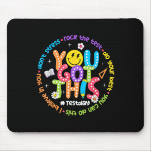 Testtag: Testen Sie den Testlehrer-Testtag, den Si Mousepad