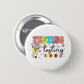 Testtag - Yall Testtag Lehrer Button (Vorne & Hinten)