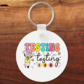 Testtag - Yall Testtag Lehrer Schlüsselanhänger (Vorderseite)