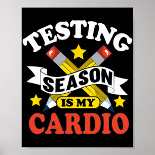 Testtagstest Shirts für weibliche Lehrkräfte Poster