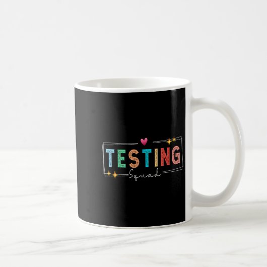 Testteam - Testtag 2024 Lehrer Motivierend Kaffeetasse (Rechts)