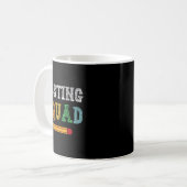 Testtrupp Kostümtest-Tag Lehrer Schüler Spaß Kaffeetasse (Vorderseite Links)