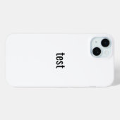 Testumbename für Telefongehäuse Case-Mate iPhone Hülle (Rückseite (Horizontal))