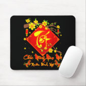 Tet 2026 Chuc Mung Nam Moi Xuan Binh Ngo Vietnam Mousepad (Mit Mouse)