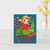 Tet 2026 Year Of The Horse Vietnamese Lunar New Ye Karte (Gelbe Blume)