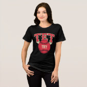 TET-Baseball-Logo Tri-Blend Shirt (Vorderseite voll)