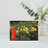 Tet Chúc MKS Visantragng Năm MISCHI Happy New Year Postkarte (Stehend Vorderseite)