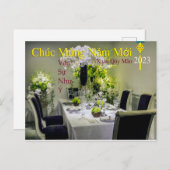 Tet Chúc MVisantragng Năm MISCHI Happy New Year Xu Postkarte (Vorne/Hinten)