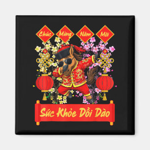 Tet-Dekoration 2026 Vietnamesisches Neujahrsfest P Magnet