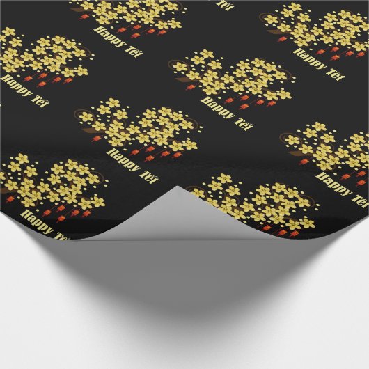 Tet Hoa Mai Geschenkpapier (Ecke)