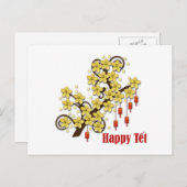 Tet Hoa Mai Postkarte (Vorne/Hinten)