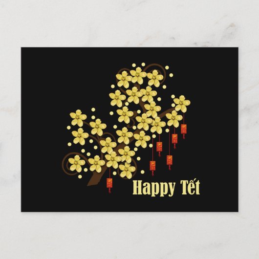 Tet Hoa Mai Postkarte (Vorderseite)