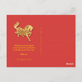 Tet kommt Frühjahr vietnamesischen Pferd Neujahr 2 Postkarte (Rückseite)