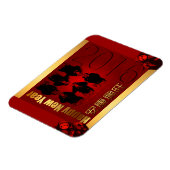 TÊT vietnamesisches neues Jahr des Affe-Magneten Magnet (Linke Seite)