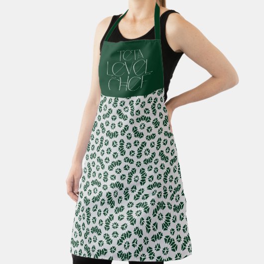 Teta Level Chef editable color personalized  Schürze (InSitu)