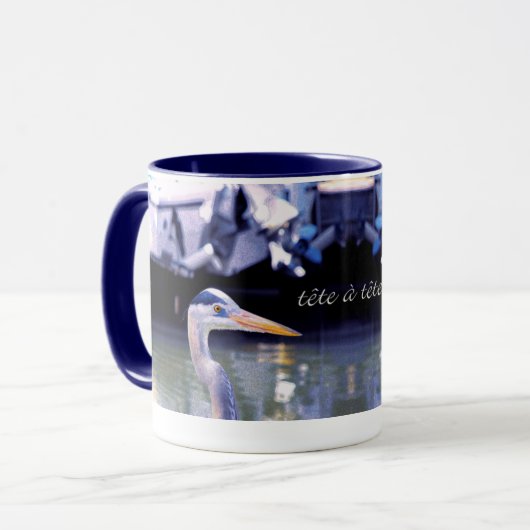 tête à tête in blau tasse (Vorderseite Links)