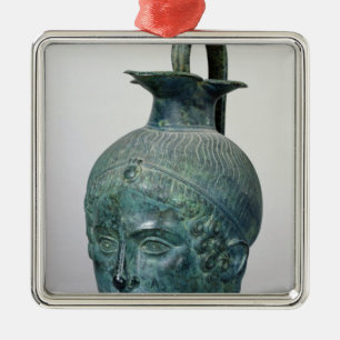 Tete de Gabies' Silbernes Ornament