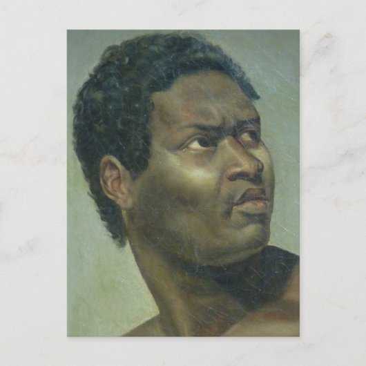 Tête de Nègre (Leiter eines Neger) von Gros Postkarte (Vorderseite)