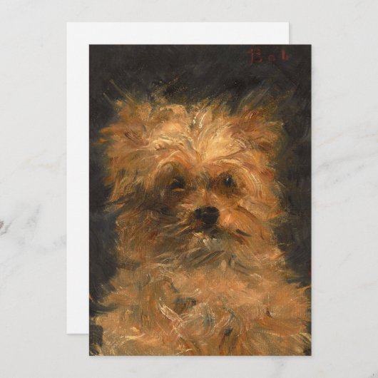 Tête du Chien "Bob" | Édouard Manet (Vorne/Hinten)