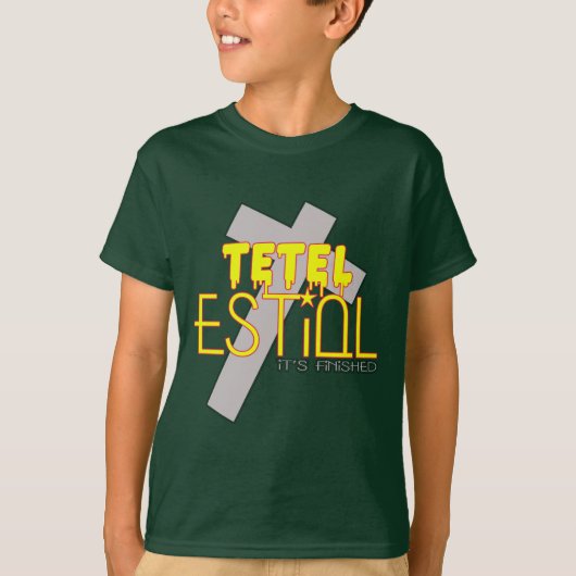 Tetel Estiol-It's Fertiged Kids's T-Shirt (Vorderseite)