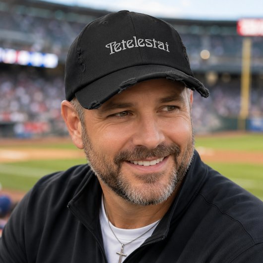 Tetelestai bestickter Hut, Basic Flexfit Wool Cap Bestickte Baseballkappe