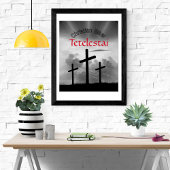 Tetelestai Christlich Biker Poster
