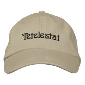 Tetelestai Embroidered Flexfit Wool Cap Bestickte Baseballkappe (Vorderseite)