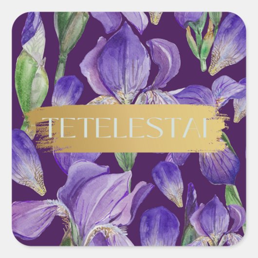Tetelestai Quadratischer Aufkleber (Vorderseite)