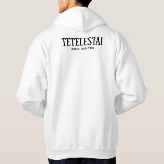 Tetelestai Saved Established Christian Hoodie (Rückseite)